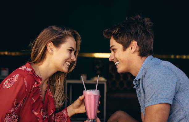 istock Happy couple on a date 1026721110