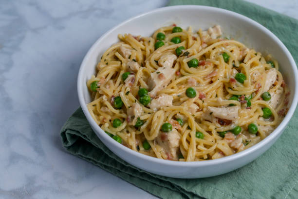 istock Chicken Pasta Carbonara 1026735386