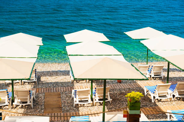 istock Beautiful beach in Kemer, Turkey. 1026735536