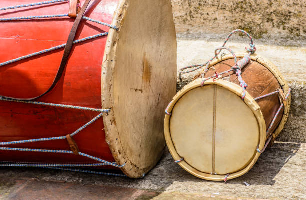istock Old drums in street in Guatemala 1026764948
