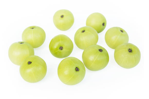 istock Indian gooseberry or Amla (Phyllanthus emblica) isolated on white background with clipping path 1026769872