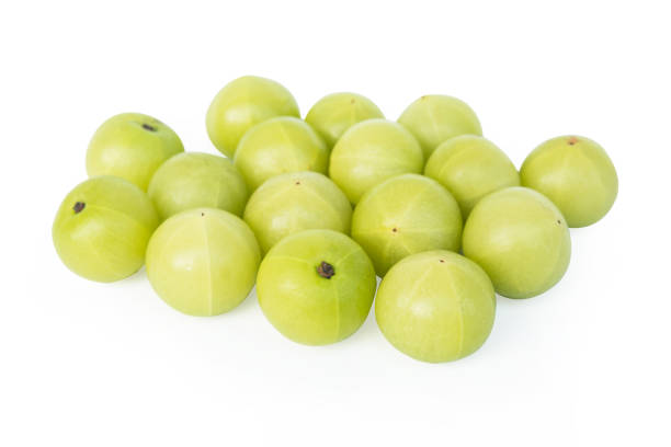 istock Indian gooseberry or Amla (Phyllanthus emblica) isolated on white background with clipping path 1026770078