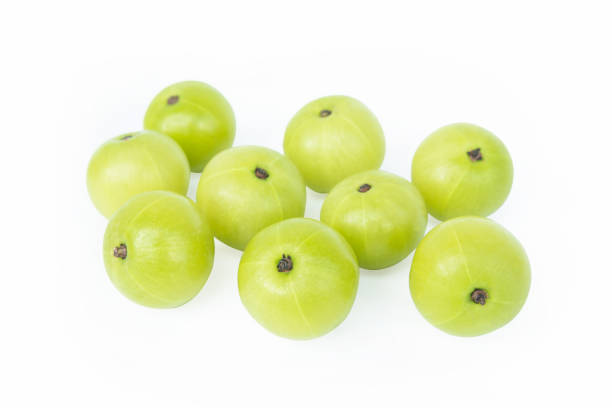 istock Indian gooseberry or Amla (Phyllanthus emblica) isolated on white background with clipping path 1026770194