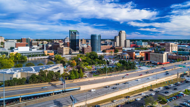 istock Downtown Grand Rapids With River And Highway 1026770886