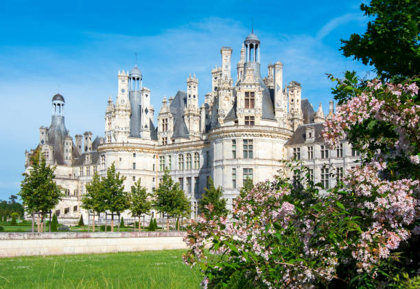 castillo de chambord (castillo de chambord) en valle del loira, francia - french foreign legion fotografías e imágenes de stock