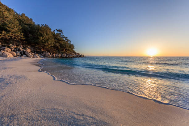 istock Marble beach (Saliara beach), Thassos Islands, Greece 1026784332