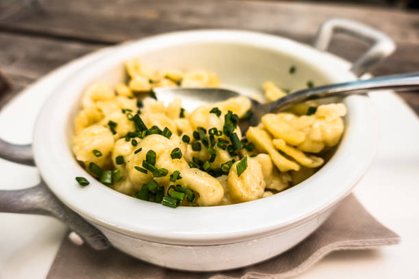 istock swabian noodles - kaesespaetzle 1026787980