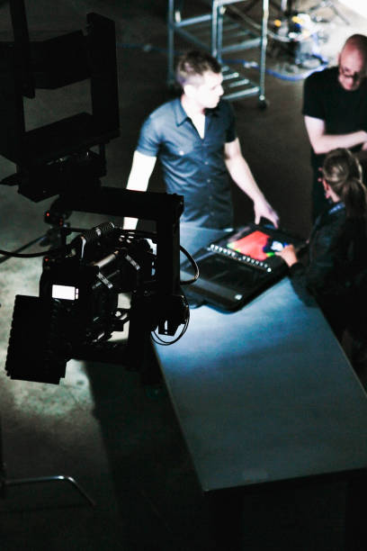 istock Behind the Scenes on a Film Set 1026791666