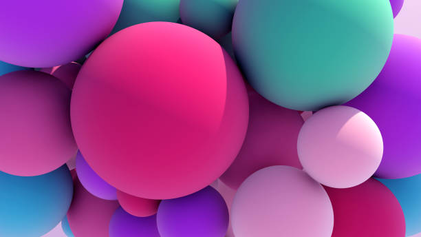 istock Colorful Floating Balls background 1026791962