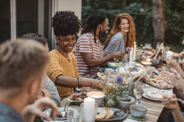 istock Party dinner on porch 1026796160