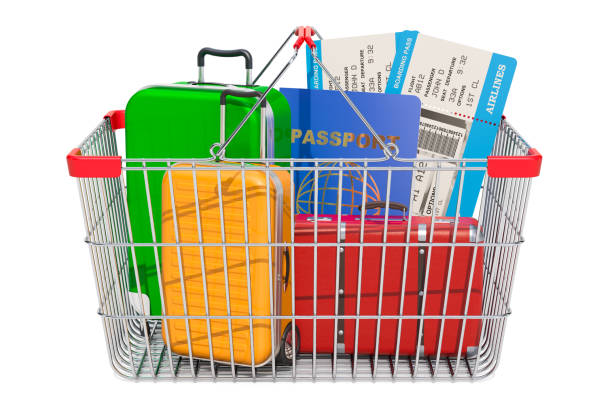 istock Travel, buy vacation concept, 3D rendering isolated on white background 1026799638