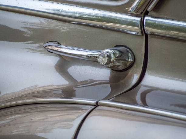 istock Handle of vintage car 1026800266