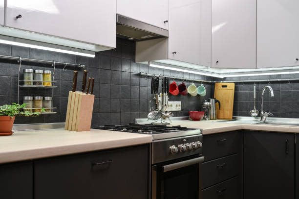 istock A fragment of the modern style kitchen 1026803908