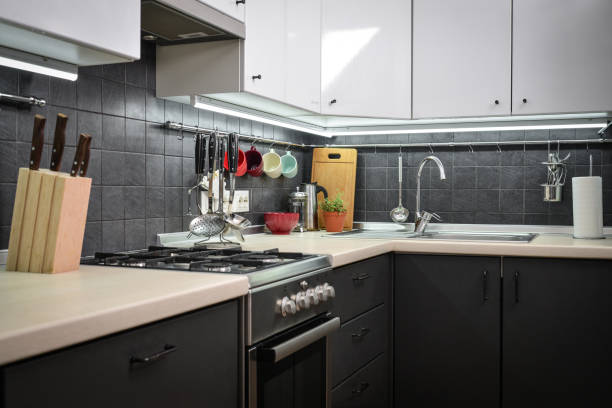 istock A fragment of the modern style kitchen 1026803950