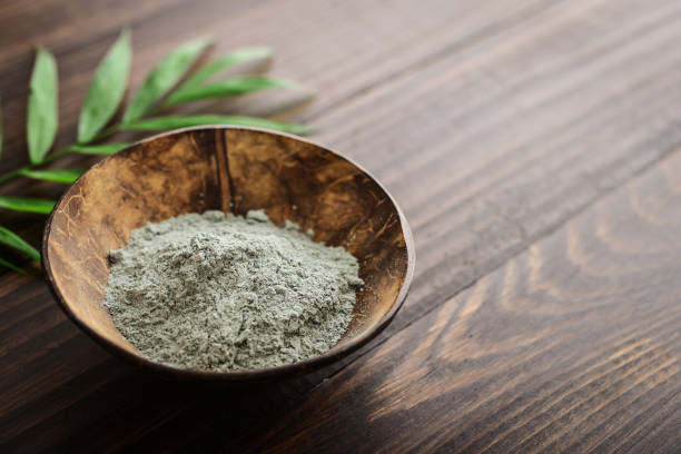 istock Green cosmetic clay 1026811226