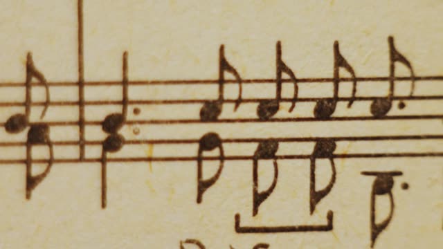 Sheet musical notation