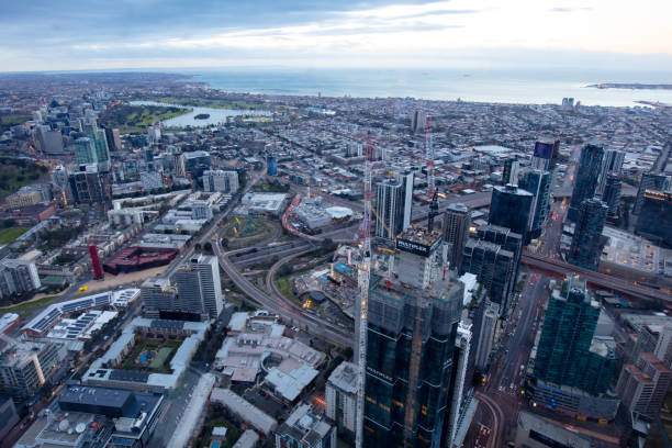 istock View over Melbourne's Albert Park at Sunrise 1026823454