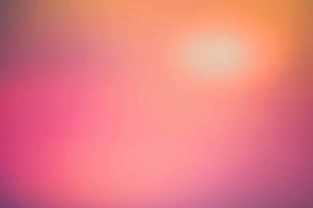 istock Abstract Hazy Sky -  Defocused Background with Vivid Orange Sky and Soft Tropical Summer Sun 1026825886