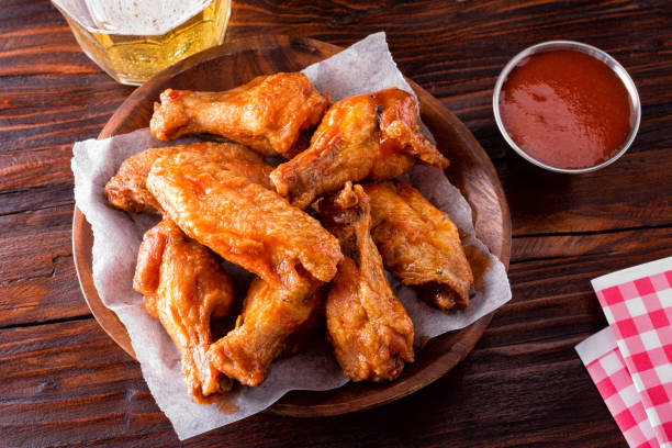istock Spicy Buffalo Chicken Wings 1026837928