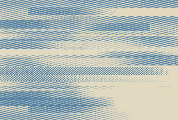 Abstract background with colorful horizontal bars Abstract background with colorful horizontal bars halftone textures stock illustrations