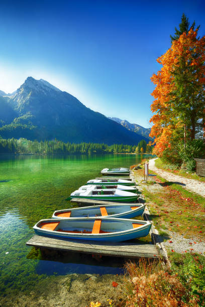 istock Fantastic autumn day at Hintersee lake. 1026848772
