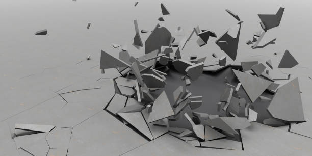 istock 3D Shatter Abstract Wallpaper Background 1026861350