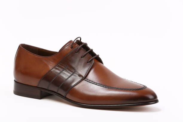 istock Mens leather shoes isolated 1026877896