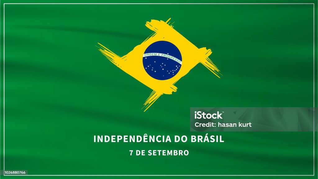 7 de setembro independencia brasil, Vector Illustration jour de l’indépendance du Brésil - clipart vectoriel de Indépendance libre de droits