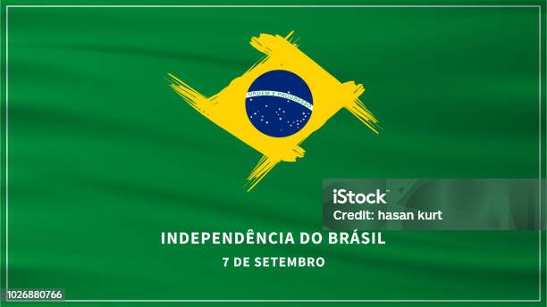 7 De Setembro Independencia Brasil Vector Illustration Jour De Lindépendance Du Brésil Vecteurs libres de droits et plus d'images vectorielles de Indépendance