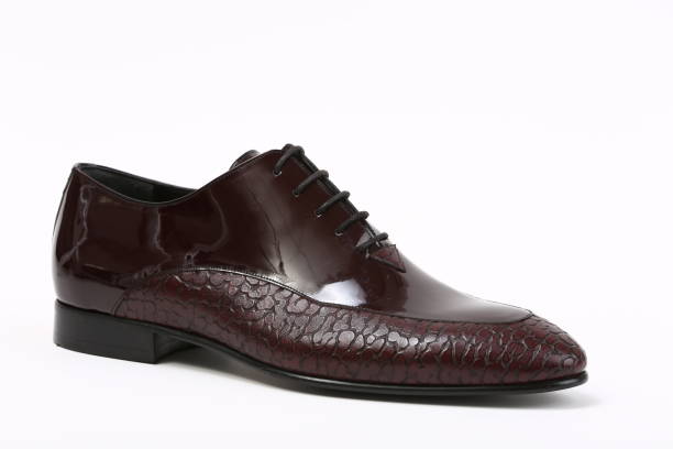 istock Mens leather shoes isolated 1026880892