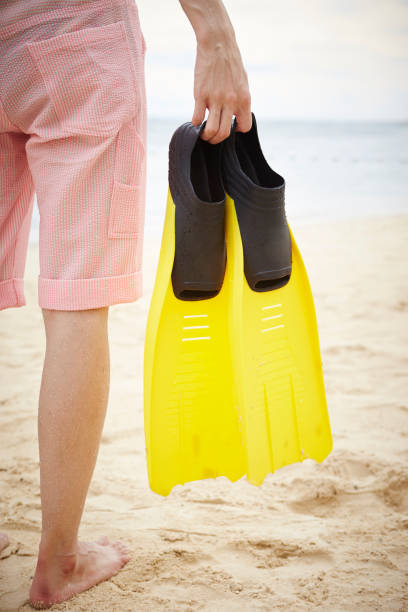 istock Swimming fins 1026887082