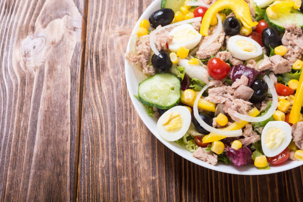 istock Tuna salad with vegetables 1026887204