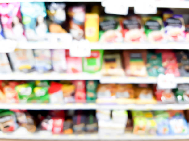 istock blurred of product on shelf 1026904616