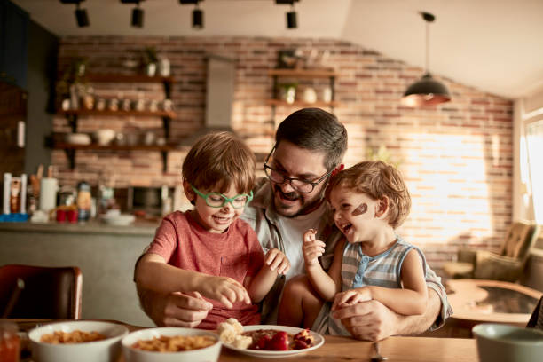 istock Family enjoying breakfast 1026915420