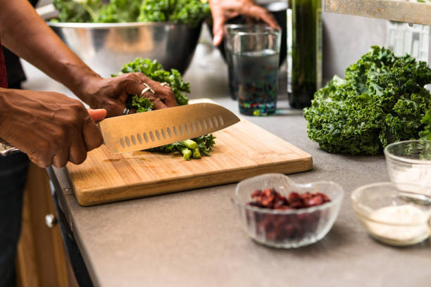 istock cutting kale on the cutting board 1026916236