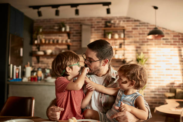 istock Family enjoying breakfast 1026918448