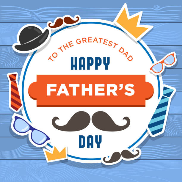 Happy Father's Day Vector Design vector art illustration