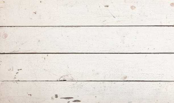 Cracked and Distressed Old White Barn Wood Door
