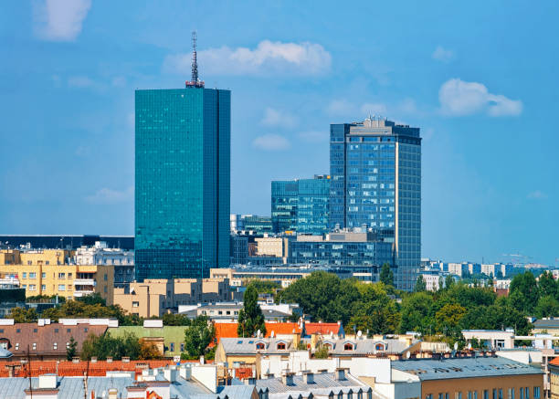 istock Cityscape with Modern skyscrapers in Warsaw 1026942630