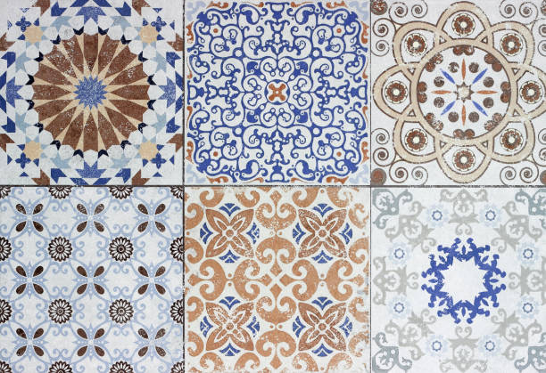 istock Colorful vintage ceramic tiles wall decoration 1026950850