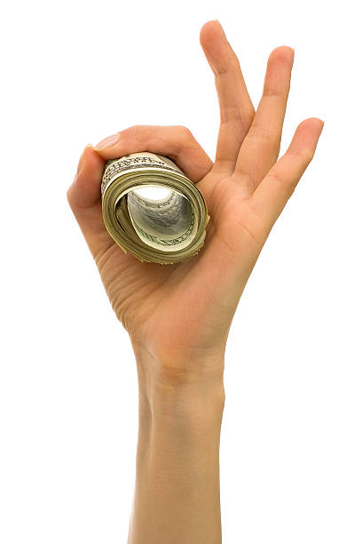istock Roll of money 102696939