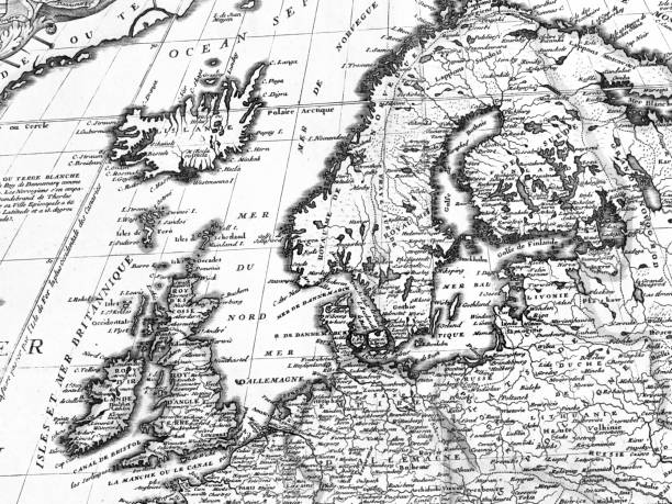 istock Old map of Northern Europe 1026989168