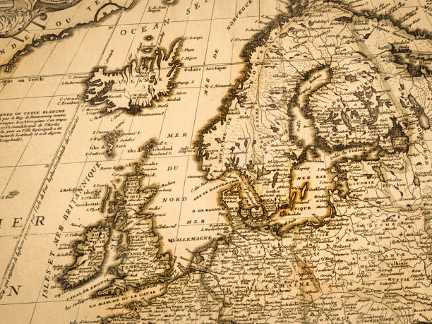 istock Old map of Northern Europe 1026989170