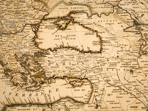 istock Old map of Turkey 1026989346
