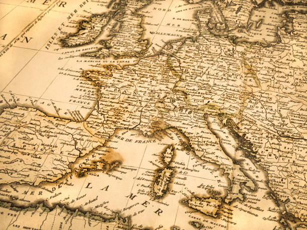 istock Old map of Europe 1026989918