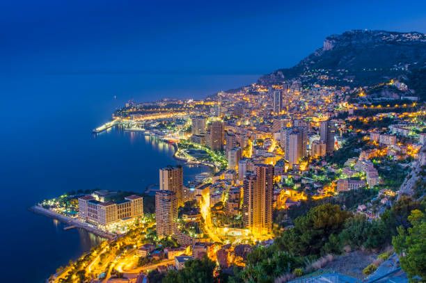 istock Monte Carlo city at night. 1026989972