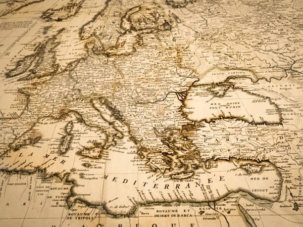 istock Old map of Europe 1026990290
