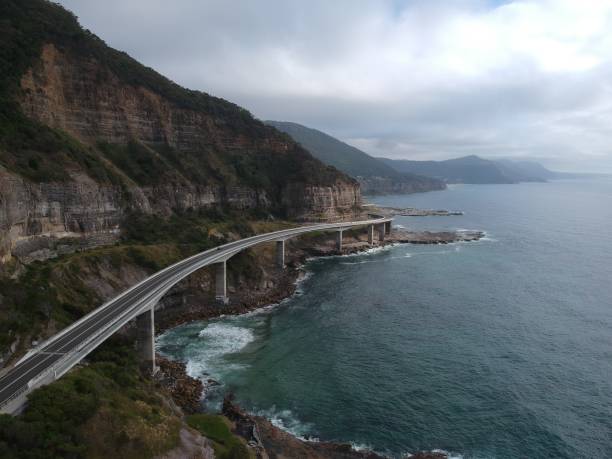 istock Overlooking the bridge at cliff view bridge 1026999048