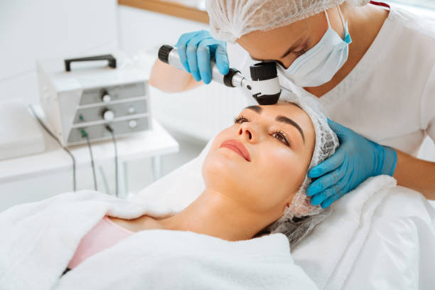 istock Pleasant nice woman having a medical examination 1027002414