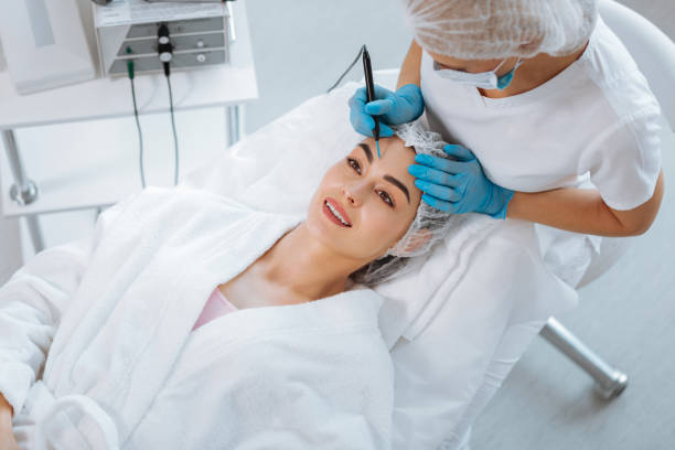 istock Delighted positive nice woman enjoying professional therapy 1027005678
